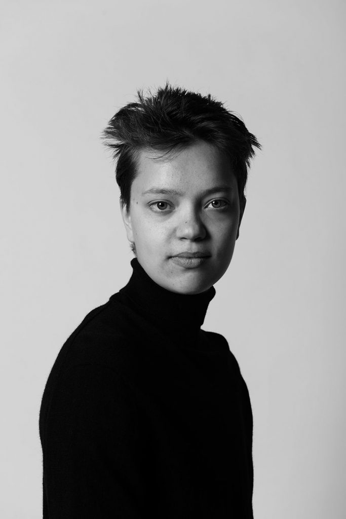 Zwart Wit Portret Aid